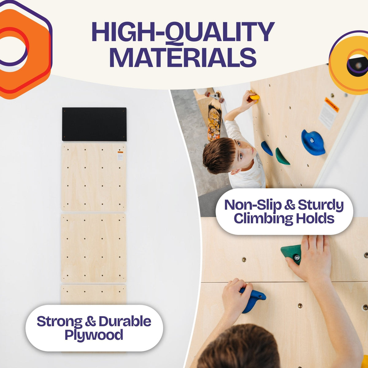 Indoor Rock Climbing Wall for Kids
